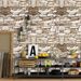 Internet Celebrity 3D Pattern Wall Stickers Cultural Brick Industrial Style Self-Adhesive Restaurant Dormitory PVC_maomaolike.com