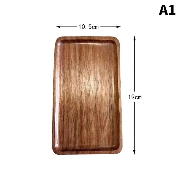 Tableware Solid Wood Round Dessert Japanese-style Tray Snack Dried Fruit Wooden Plate_maomaolike.com