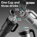 1200ML Extra Large Ceramic Tumbler Drinkware Stainless Steel Water Bottle Insulated Vacuum Flask Straw & Handle_maomaolike.com