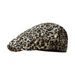 Hot Sale Ladies Retro Leopard Print Beret Hundred with Cowboy Painter Hat Literary Leisure Forward Street Trend Newsboy Cap_maomaolike.com