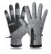 Apparel Accessories Touch Screen Warm Windproof Waterproof Cycling Zipper Sports Plus Velvet Mountaineering Skiing Gloves_maomaolike.com