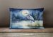Birds, Birds, Birds Throw Pillow Throw Pillow For Indoor Couch Bed Outdoor Patio Washable, Blue Heron Moonlight 7493,12Hx16W_maomaolike.com
