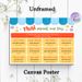 Thai Month And Day Painting Poster, Bright Educational Chart Poster, Helps Master Thai Month Vocabulary With Phonetic Guides, Ideal For Language Study_maomaolike.com