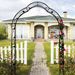Metal Garden Arch Assemble Freely With 8 Styles Garden Arbor Trellis Climbing Plants Support Rose Arch_maomaolike.com