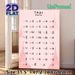 Thai Alphabet Painting Poster, Soft Pink Minimalist Poster, Clear Thai Letters With Phonetic Guides, Practical For Language Learning, Suitable For_maomaolike.com