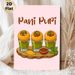 Pani Puri Themed Painting Poster, Vibrant Cartoon-style Poster, Appealing Indian Street Food Artwork, Ideal For Kitchen And Dining Area_maomaolike.com