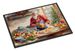 Cookies With Santa Claus Weihnachtsmann Doormat Front Door Mat Indoor Outdoor Rugs For Entryway, Non Slip Washable Low Pile, 24H X 36W_maomaolike.com