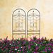 2 Pack Metal Garden Trellis 71" X 19.7" Rustproof Trellis For Climbing Plants Outdoor Flower Support Black_maomaolike.com