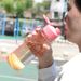 650ML Transparent&Portable Leak-proof Shaker Sports Water Bottle With Lid For School Gym Travel Girl Boy BPA Free_maomaolike.com
