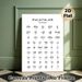 Malayalam Alphabet Painting Poster, Minimalist Black-and-White Typographic Poster, Clear Script Reference For Learning Malayalam, Suitable For Study_maomaolike.com