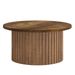 Coffee Table, Farmhouse Circle Center Table Sofa Side Table_maomaolike.com