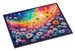 Asters In Color Doormat Front Door Mat Indoor Outdoor Rugs For Entryway, Non Slip Washable Low Pile, 24H X 36W_maomaolike.com