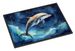 Dolphin In A Starry Sea Doormat Front Door Mat Indoor Outdoor Rugs For Entryway, Non Slip Washable Low Pile, 24H X 36W_maomaolike.com