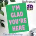 Positive Quote Painting Poster, Vibrant Green & Pink Retro Typography Poster, Warm Uplifting Message, Ideal For Living Room, Bedroom And Office_maomaolike.com