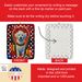 Kuvasz Holiday Christmas Porcelain Ornament Christmas Tree Hanging Decorations For Home Christmas Holiday, Rectangle, Gift, Multicolor_maomaolike.com