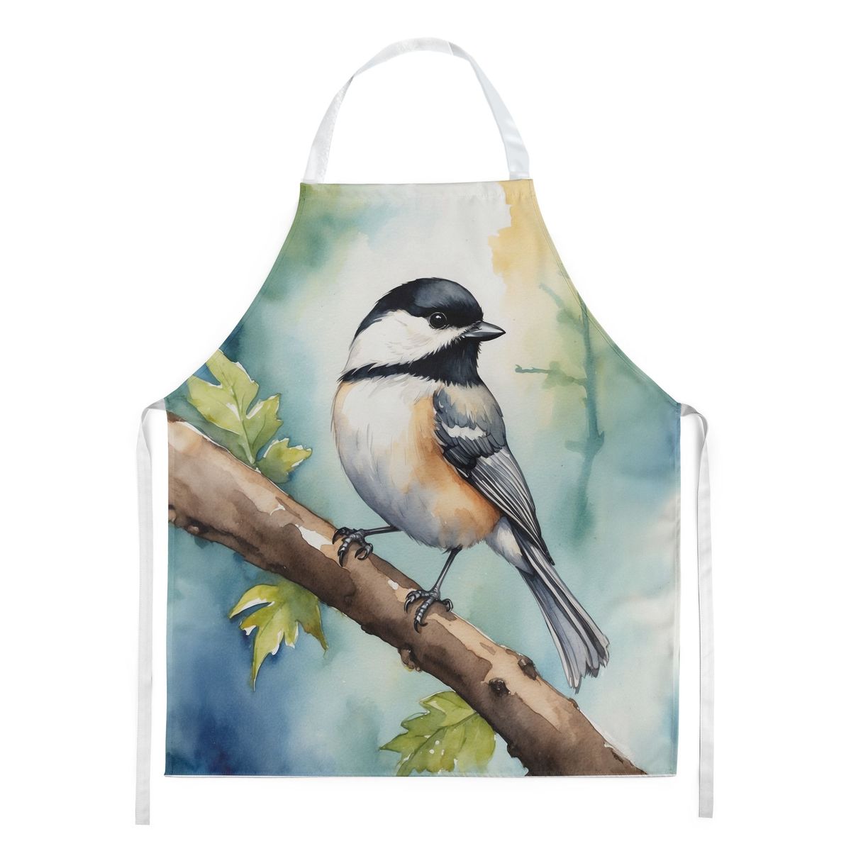 Massachusetts Blackcapped Chickadee Apron Cooking Kitchen Server Baking Crafts Gardening For Adult Women Men, Unisex, Large, Multicolor_maomaolike.com
