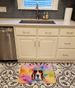 Basset Hound Hippie Dawg Memory Foam Kitchen Mat Machine Washable Anti-Fatigue Mat Cushion Comfort Bath Mat Or Kitchen Rug_maomaolike.com