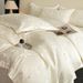 Summer New Jacquard Washed Tencel Four-Piece With Bowknot Ice Silk Naked Sleep Silky Smooth Duvet Cover High-End Bedding_maomaolike.com