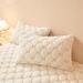 Winter Crystal Velvet Single Piece Milk Flannel Mattress Cover Simmons Protector Bed Sheet With Fleece_maomaolike.com