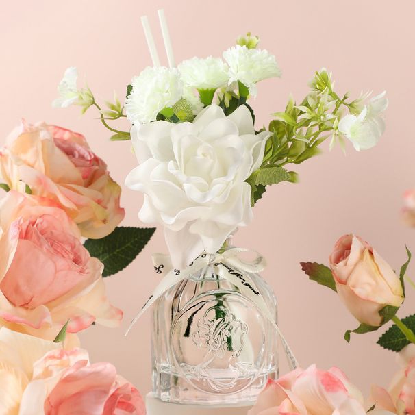 Flameless Art Aromatherapy Dried Flowers Decoration For Bedroom And Bathroom, Perfume Diffuser, Essential Oil Air Freshener, Ratta_maomaolike.com