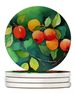Missouri Hawthorns In Watercolor Large Sandstone Coasters Pack Of 4 Absorbent Round Coasters Decor Gifts For Men Or Women, 4 In, Multicolor_maomaolike.com