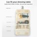 Twill-Hooked Cosmetic & Toiletry Bag, Bathroom Skincare Organizer, Multi-Functional Portable Wash Bag With Dry-Wet Separation Compartments_maomaolike.com