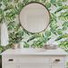 Green Botanical Peel & Stick Walll Decorlpaper – Tropical Leaf Design, Waterproof, Removable, Easy DIY Wall Decor_maomaolike.com