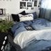 Once Upon A Time Ins Simple Gradient Blue Four-Piece Twill Sheet Bed Skirt Bedding 4-Piece Set_maomaolike.com