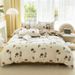 Milk Velvet Winter Warm Thickened Coral Duvet Cover Double-Sided Fleece Flannel Bed Sheet Four-Piece Set_maomaolike.com