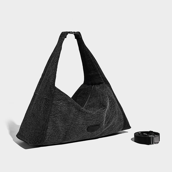 High-end Vintage Denim Handbag For Women, 2026 New Model, Super Popular Large-capacity Commuter Shoulder Tote Bag_maomaolike.com