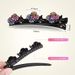 Sparkling Crystal Stone Braided Hair Clips, Four-Leaf Clover Chopped Hairpin Duckbill Clip, Braided Hair Clip With Rhinestones For Women/Girls_maomaolike.com