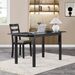 Farmhouse Style Dining Chairs Set Of 2, Wooden Kitchen Chairs, Solid Wood Legs, High Ladder Back, Non-Slip Foot Pads, Sturdy Design, 275lbs Capacity – Perfect For Dining Room Or Kitchen, Gray_maomaolike.com