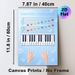 Piano Notes & Finger Numbers Painting Poster, Clear Educational Pastel-colored Music Guide Poster, Practical Visual Aid For Learning Piano Notes And_maomaolike.com