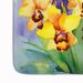Orchids In Watercolor Memory Foam Kitchen Mat Machine Washable Anti-Fatigue Mat Cushion Comfort Bath Mat Or Kitchen Rug_maomaolike.com