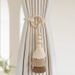 Simple Tiebacks Adjustable Tassel Rope Ring Decoration Sheer Storage Tie Curtain Buckle_maomaolike.com