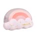 Trendy New Rainbow Warm Cute Star Moon Dual-use Nap Pillow Hand Warmer Plush Cushion Gift_maomaolike.com