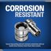 ESSENTIAL WASHER 3/4 Stainless Steel Garden Hose Check Valve (2 Pack) With 2 Quick Connect Plug Set_maomaolike.com