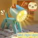 LED Mini Folding Desk Lamp Cute Pet Lights Dog Deer Portable Night Light Student Living Room Decor Gift_maomaolike.com