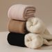 Cashmere over-the-knee socks women's autumn and winter stockings fleece-lined thick warm high-top plush knee pad thigh socks winter_maomaolike.com