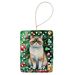 Exotic Shorthair Cat By The Christmas Tree Porcelain Ornament Christmas Tree Hanging Decorations For Home Christmas Holiday, Rectangle, Gift, Multicolor_maomaolike.com