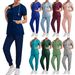 Women's ready-to-use oral dentist surgical gown split toiletry suit elastic quick-drying hospital nurse uniform_maomaolike.com