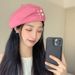 Hot Sale Pearl Berets for Women Girls Thin Cotton Solid Color Octagonal Hat Korean Fashion Versatile Painter Ladies Grace Newsboy_maomaolike.com