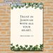 Bible Verse Themed Painting Poster, Minimalist Green Foliage Framed Poster, Inspirational Religious Quote Decor For Living Room, Bedroom Or Prayer_maomaolike.com