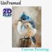 Tufted Titmouse Painting Poster, Soft Oil-painted Fluffy Bird Poster, Delicate Tranquil Nature-inspired Decor Ideal For Living Room, Bedroom And Study_maomaolike.com