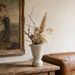 Elegant Fluted Ceramic Vase Vintage Style Decor · Timeless & Sophisticated_maomaolike.com