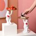 Creative Polar Bear Floor Ornament Living Room Entryway Tray Hotel TV Cabinet Home Decoration Storage Fruit Plate_maomaolike.com