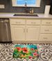 Hawaii Hawaiian Hibiscus In Watercolor Memory Foam Kitchen Mat Machine Washable Anti-Fatigue Mat Cushion Comfort Bath Mat Or Kitchen Rug_maomaolike.com