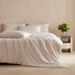 Spring New Pure Natural Environmental Protection Skin-friendly Breathable Bamboo Pulp Fiber Piece Solid Color Infant Bedding Four-Piece Set_maomaolike.com