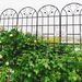 4 Pack Metal Garden Trellis 86.7" X 19.7" Rustproof Trellis For Climbing Plants Outdoor Flower Support Black_maomaolike.com