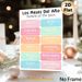 Bilingual Months Of The Year Painting Poster, Pastel-colored Clear Bilingual Text Poster, Supports Spanish And English Month Learning, Suitable For_maomaolike.com